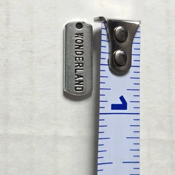 WONDERLAND Silver Charms For Jewelry Making - Picture 3 of 4